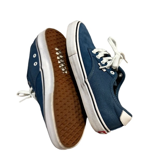 Vans Chima Ferguson Ultracush Blue Suede Shoes - Picture 5 of 10